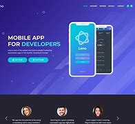 Image result for Mobile App Designed Web Page Template