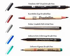 Image result for Felt Tip Brush Pens