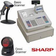 Image result for Sharp Cash Register with Scanner