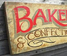 Image result for Vintage Bakery Signs
