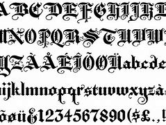 Image result for Old English Letters Tattoos Alphabet