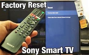 Image result for Reset Sony TV