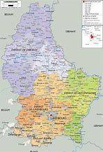 Image result for Map of Luxembourg and Germany