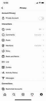Image result for Instagram Privacy Settings