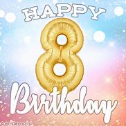 Image result for 8th Birthday Balloons