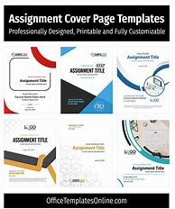 Image result for Assignment Submission Cover Page