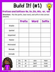 Image result for Suffix Activity