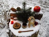 Image result for Yule Pagan Decor