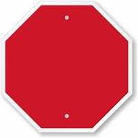 Image result for Stop Sign No Letters