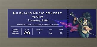 Image result for Create Your Own Concert Tickets