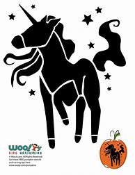 Image result for Easy Unicorn Pumpkin Stencil