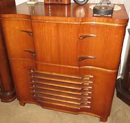 Image result for RCA Victor Record Player Radio Cabinet