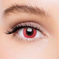 Image result for Pink and Yellow Eye Contacts
