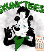 Image result for Cartoon Skunk Smoking Weed