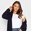 Image result for Two Piece Top Shirt and Cardigan Plus Size