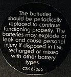 Image result for Battery Warning Label