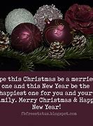 Image result for Merry Christmas and Happy New Year Wording