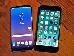 Image result for 7 Size Comparison iPhone vs Galaxy S8