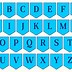 Image result for Printable Blue Alphabet Letters