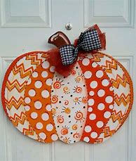 Image result for Pumpkin Door Hanger