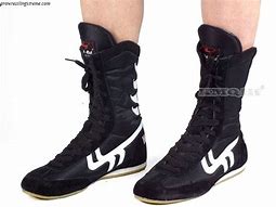 Image result for Zip Up Wrestling Boots