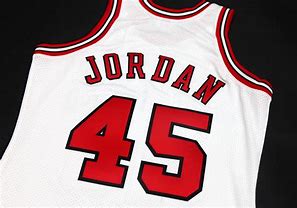 Image result for Michael Jordan 45 Jersey