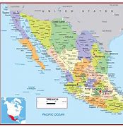 Image result for Mexico Map with States