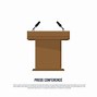Image result for Press Conference Vector