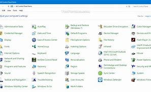 Image result for Shortcut for Control Panel Windows