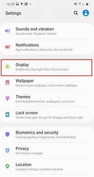 Image result for Settings Samsung Galaxy S20