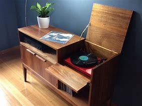 Image result for Record Player Units and Storage