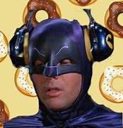 Image result for Batman Eating Donuts