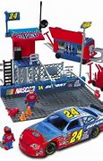 Image result for NASCAR Mega Bloks Jimmy Johnson Pit Stop Racing Building Set