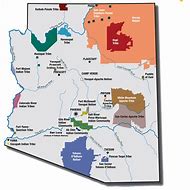 Image result for Arizona Indian Tribes Map