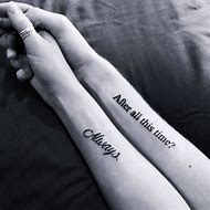 Image result for His and Hers Couple Tattoos