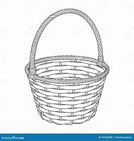 Image result for Wicker Basket Clip Art Black and White