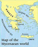 Image result for Mycenae On the Greek Map