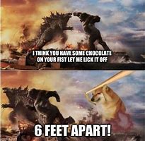 Image result for Godzilla Vs. Kong Doge Meme