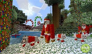 Image result for Minecraft Xbox 360 Gameplay Festive