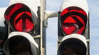 Image result for Steady Red Arrow Signal
