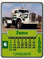 Image result for Big Rig Calendar 1980