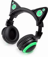 Image result for Brookstone Cat Ear Headphones