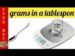 Image result for 1 Tablespoon Equals How Many Grams