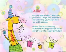 Image result for Funny Birthday Allie