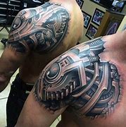 Image result for Mechanical Arm Tattoo