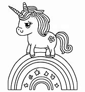 Image result for Unicorn Rainbow Coloring Pages