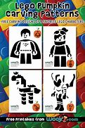 Image result for LEGO Pumpkin Stencil