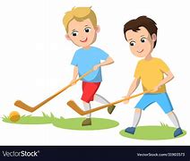 Image result for Boys Playing Hockey Cartoon