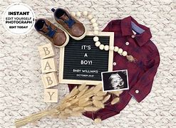 Image result for Boy Pregnancy Announcement