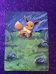 Image result for Custom-Painted Pokemon Cards
